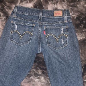 Levis Red Tab Ripped Jeans